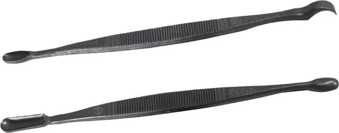 INSTAQRETT™ scraper + hook and double spoon debridement tools